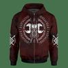 Spring Women's Long-sleeved Sweatshirt Creative 3D Digital Tattoo Print Loose Casual Zipper Jacket