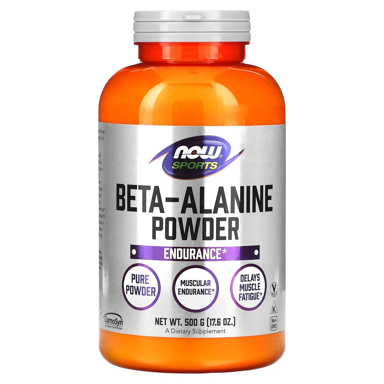 

NOW Foods, Sports, Бета-аланін, Чистий порошок, 17.6 унцій (500 гр)