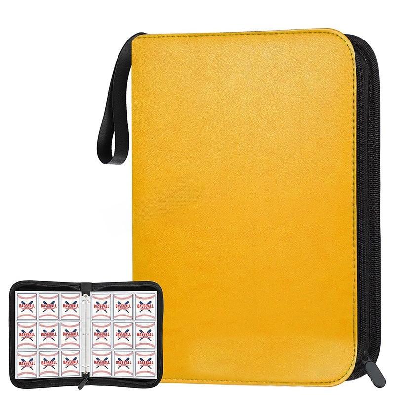 Nine Multi Color Grids Card Binder Holder Collection Book Loose Leaf Collectors
