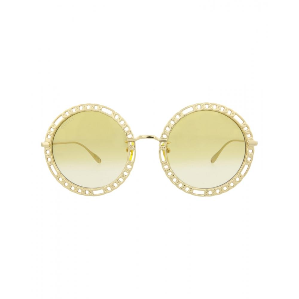 

Gucci Round-Metal Frame Sunglasses
