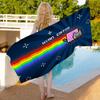 Cartoon N-Nyan Cats Cute Microfiber Printed Beach Towel Mountain Climbing Yoga Beach Swimming Running Absorbent Soft Towel