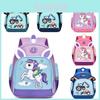 Fashionable Cartoon Print Kids Backpack With Breathable Nylon And Large Capacity