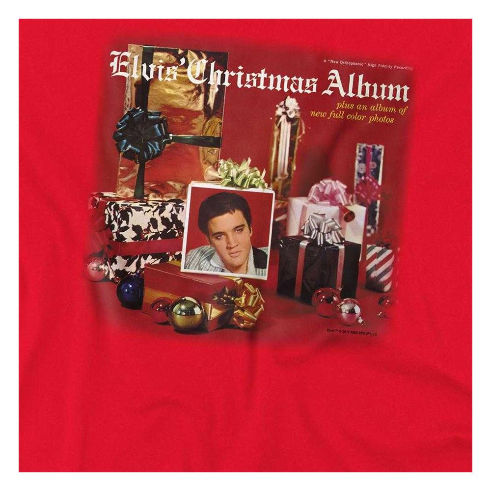 Elvis Presley Unisex Adult Album Christmas T-Shirt