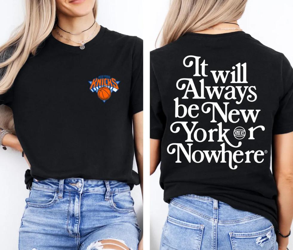 New York Or Nowhere Streetwear,Vintage front and back New York Basketball Unisex T-Shirt L