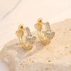 Mini Small Huggie Ear Bone Clip Ear Cuff Korean Fashion Gold Plated Triple Earring Set for Women for Gift
