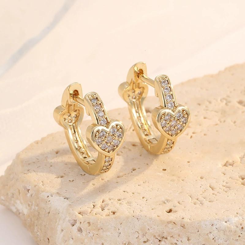 Mini Small Huggie Ear Bone Clip Ear Cuff Korean Fashion Gold Plated Triple Earring Set for Women for Gift