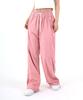 UMM Pantalon de jogging large à rayures roses pour femme