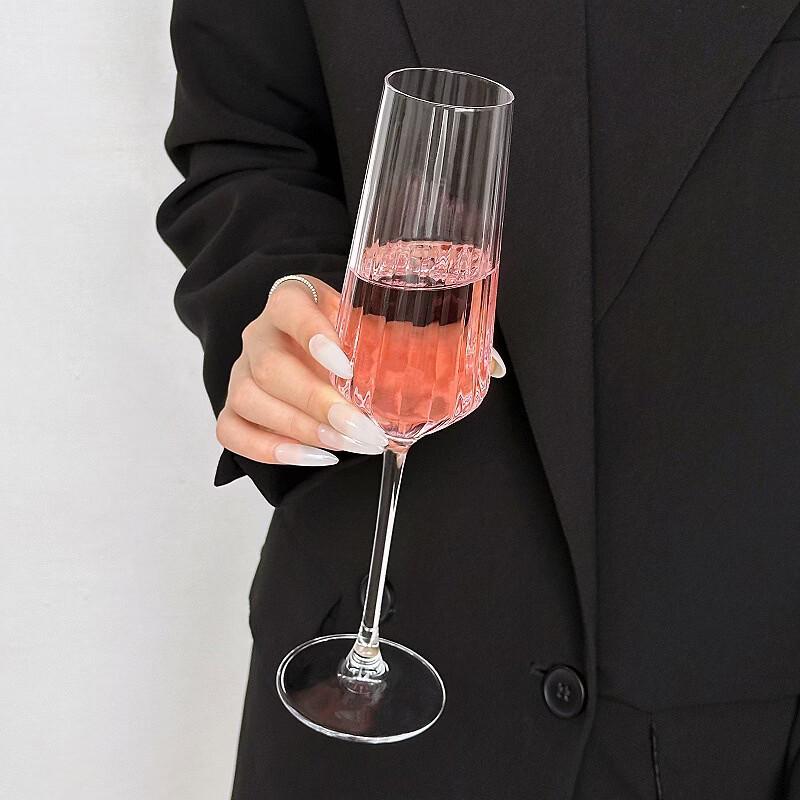 Shangqi Striped Flute Champagne & Cocktail Glass Set
