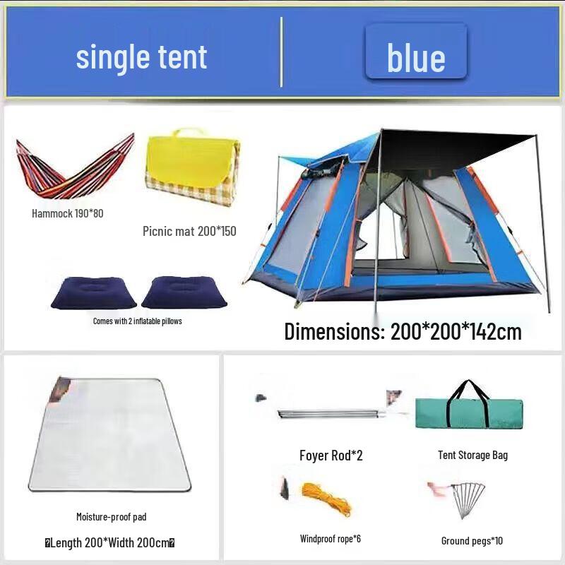 OEING 5-6 Person Blackout Camping Tent