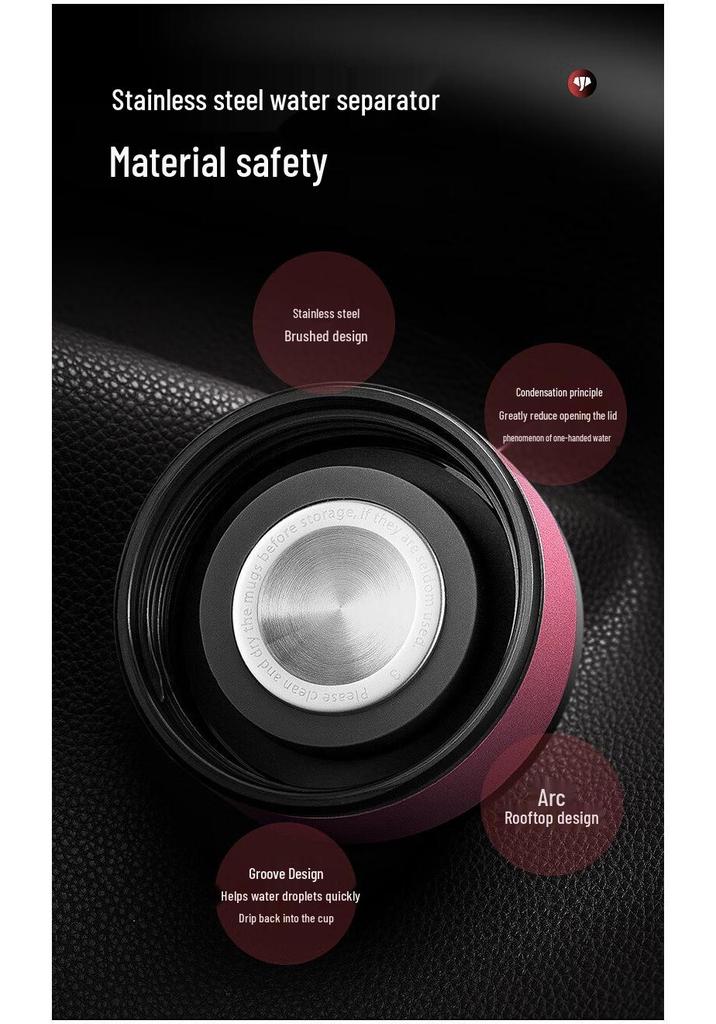 High-End Double-Walled Glass Bubble Cup: Large, Portable, Heat-Resistant Water Cup for Home and Car Use