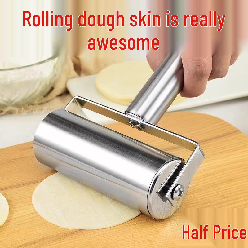 Zhao Ran Effort-Saving Dual-Head Stainless Steel Rolling Pin