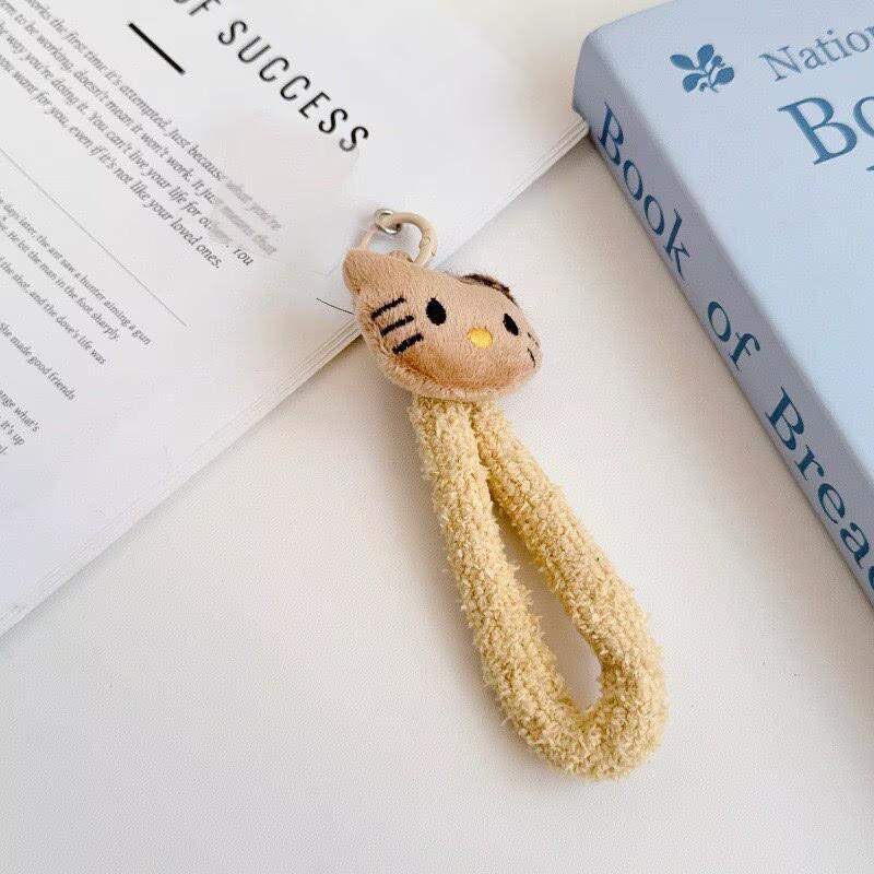 

Miffy Rabbit Plush Phone Case Lanyard: Handheld Anti-lost Wrist Strap Keychain Pendant.