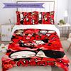 3pcs Custom Name Pucca Bedding Set Duvet Cover Closure Includes 1 Duvet Cover & 2 Pillowcases for All Seasons Bedroom Decor