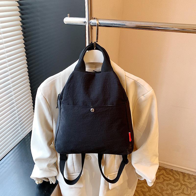 

Новая нагрудная сумка, которую можно носить на обоих плечах, многофункциональная и легкая нагрудная сумка, повседневный рюкзак для путешествий для студента колледжа. чёрный