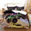 Monster Truck Cooles Fahrzeug Geländefahrzeug Bettwäsche Set Jungen Mädchen Twin Queen King Size Bettbezug Kissenbezug Bett Jungen Erwachsene