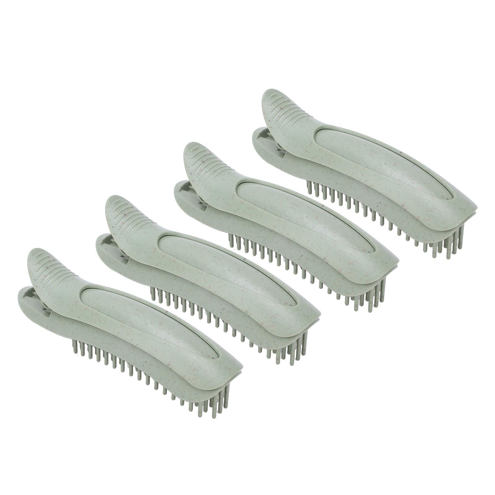

4pcs Volumizing Hair Clips Pure Color Fast Curling Heat Resistant Portable Reusable Fluffy Hair