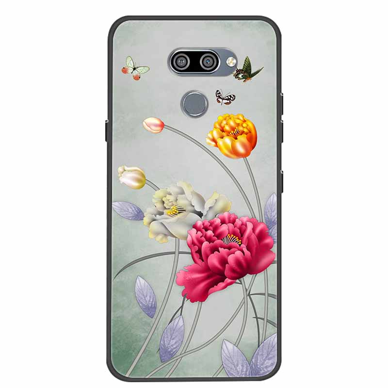 For LG LG Q60 Cases K50 / V50 G8S Thinq Soft TPU Silicone Back Cover for LG V40 Thinq Phone Cases Cartoon Bumpers For LGQ60 Q 60