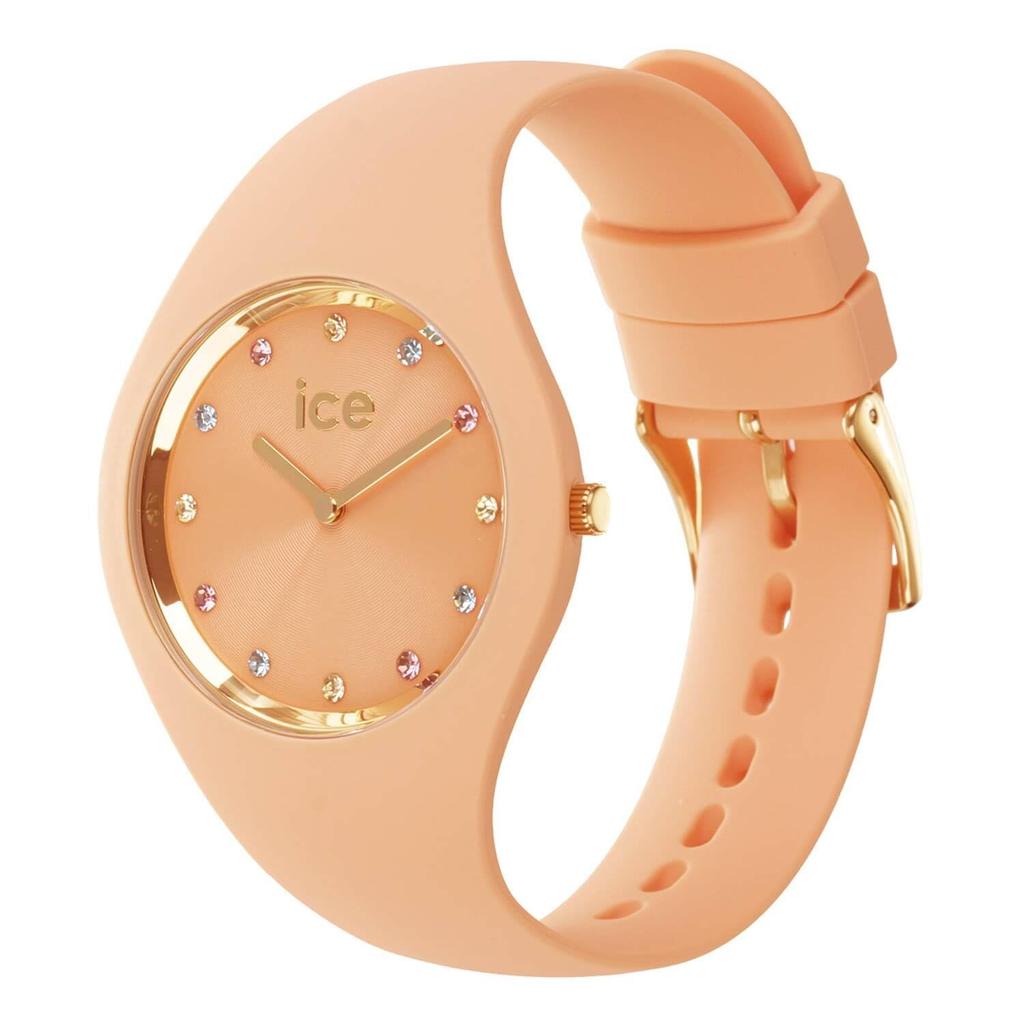 ICE WATCH Uhr ICE Cosmos Apricot 37 mm Silikonkautschukband 022362 Reguläres Importprodukt (Kleines Plus) Damen
