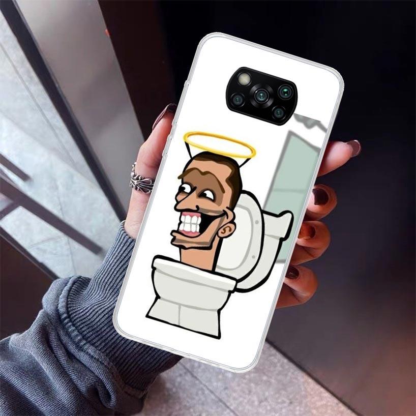 S-Skibidi Toilet Mobile Cell Phone Case For Xiaomi Poco X7 X6 X5 Pro F7 Ultra Redmi 15C 15 13 13C 12 12C 10 10A 10C 9 9A 9C 9T S