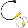 Car Navigation Video Cable GPS Camera Conversion Cable RCA To 2.5 Mm AV Converter Cable Rear View Reverse Parking To Auto DVR
