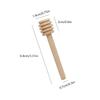 8.4cm Wooden Honey Dipper Sticks Long Handle Jam Sauce Spoon Mixing Stick Clear Coffee Milk Tea Stirring Bar Kitchen Tools