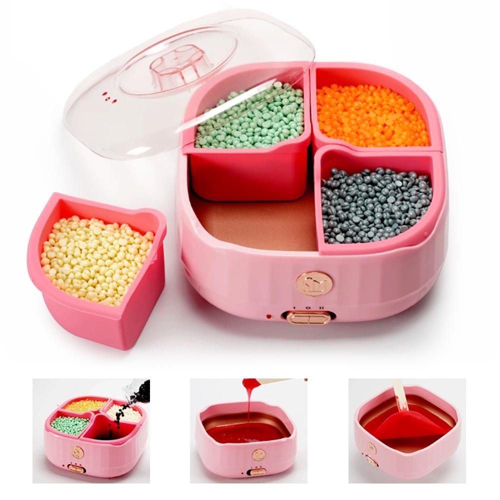 

YIKOOLIN Машина для удаления волос воском Профессиональный нагреватель воска Нагреватель Депилятор Эпилятор Нагреватель Воскоплав Нагреватель воска EU Plug розовый