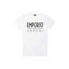 Large Logo Graphic Print Short Sleeve T-Shirt Men Tops White 3H1T90-1J0AZ-0100-M