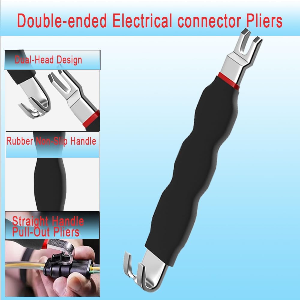 Electrical Disconnect Pliers, Electrical Connector Pliers for Cars, Automotive Electrical Plug Removal Tool, Terminal Removal Tool, Automotive Wire