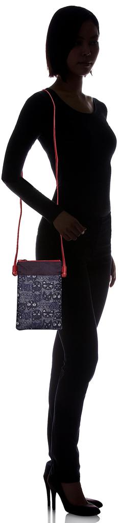 Bianco Women's Shoulder Pochette, Red