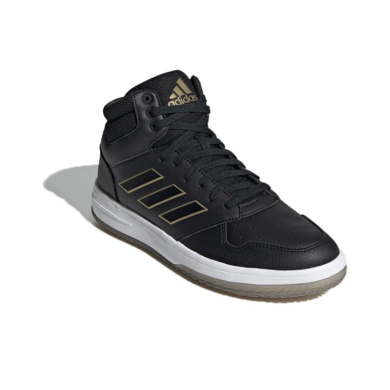 adidas Neo Gametalker Cuir Synthétique Décontracté Polyvalent Absorption des Chocs Antidérapant Résistant à l'Usure Mi-Haut Chaussures de Basket Rétro Homme Baskets FZ3677