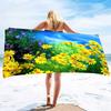 Oversized Soft Beach Towel ,Flowers Extra Large Big Pool Swim Travel Towels Blanket Super Soft Quick Dry Bath Towels For Women