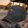 Airplane Formation Pattern Washed Baseball Cap Cotton Vintage Adjustable Outdoor Sports Snapback Hat