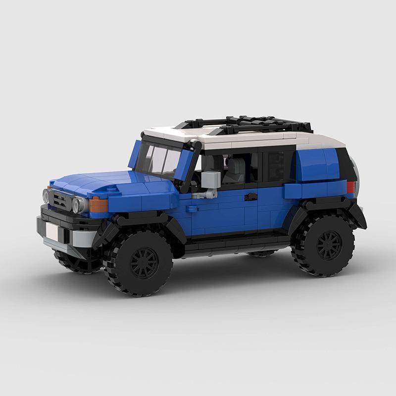 Creative MOC Car City Racing Vehicle Retro Speed Car Rally Building Blocks Bricks Ornament Toys For Kids Adults Birthday Gifts