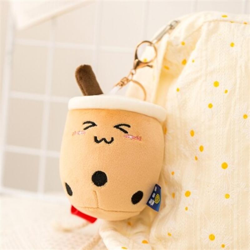 Plushies Bubble Tea Plush Toy Kawaii Plush Cup Shaped Pendant Kid Birthday Gift