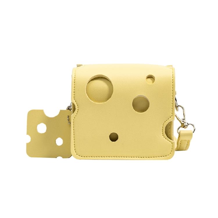 2023 NEW Crossbody Bag for Girl Women Cheese Shaped Shoulder Bag Mini Square Bag 1 жёлтый