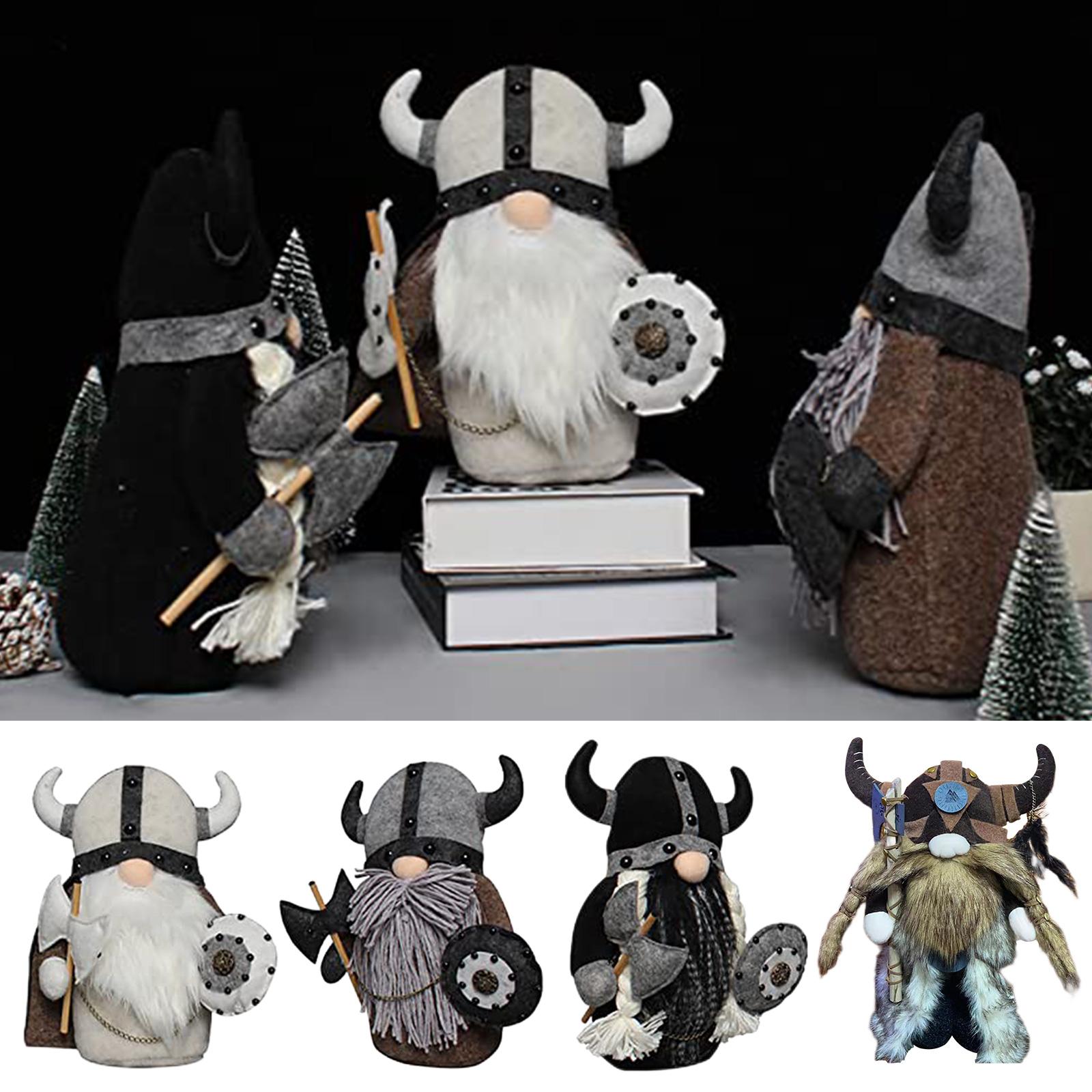 Viking Warrior Dwarf Doll Festival Gift Kawaii Viking Warrior Dwarf Toys Faceless Gnome Elf Dwarf Gladiator Doll Home Ornaments China Mainland