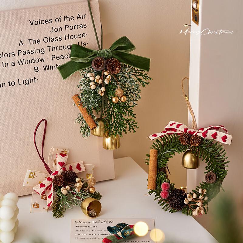 Festive Christmas Bell & Garland Ornaments