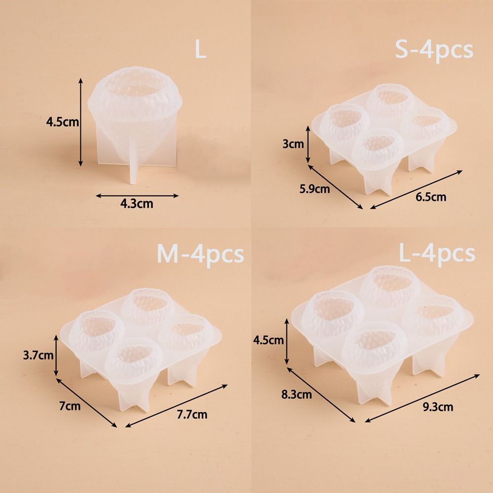 Reusable Aromatherapy Candle Mold Strawberry Shape Gypsum Resin Casting Molds Wedding Anniversary