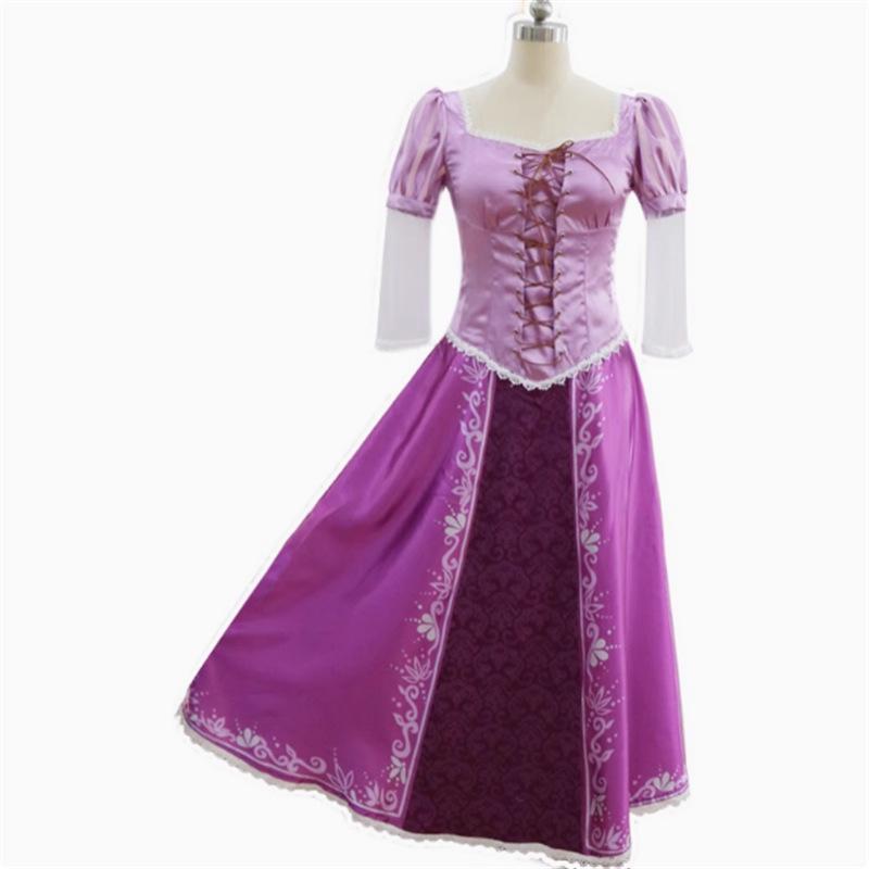 Vestito da Principessa Rapunzel in Rapunzel Cosplay per Halloween