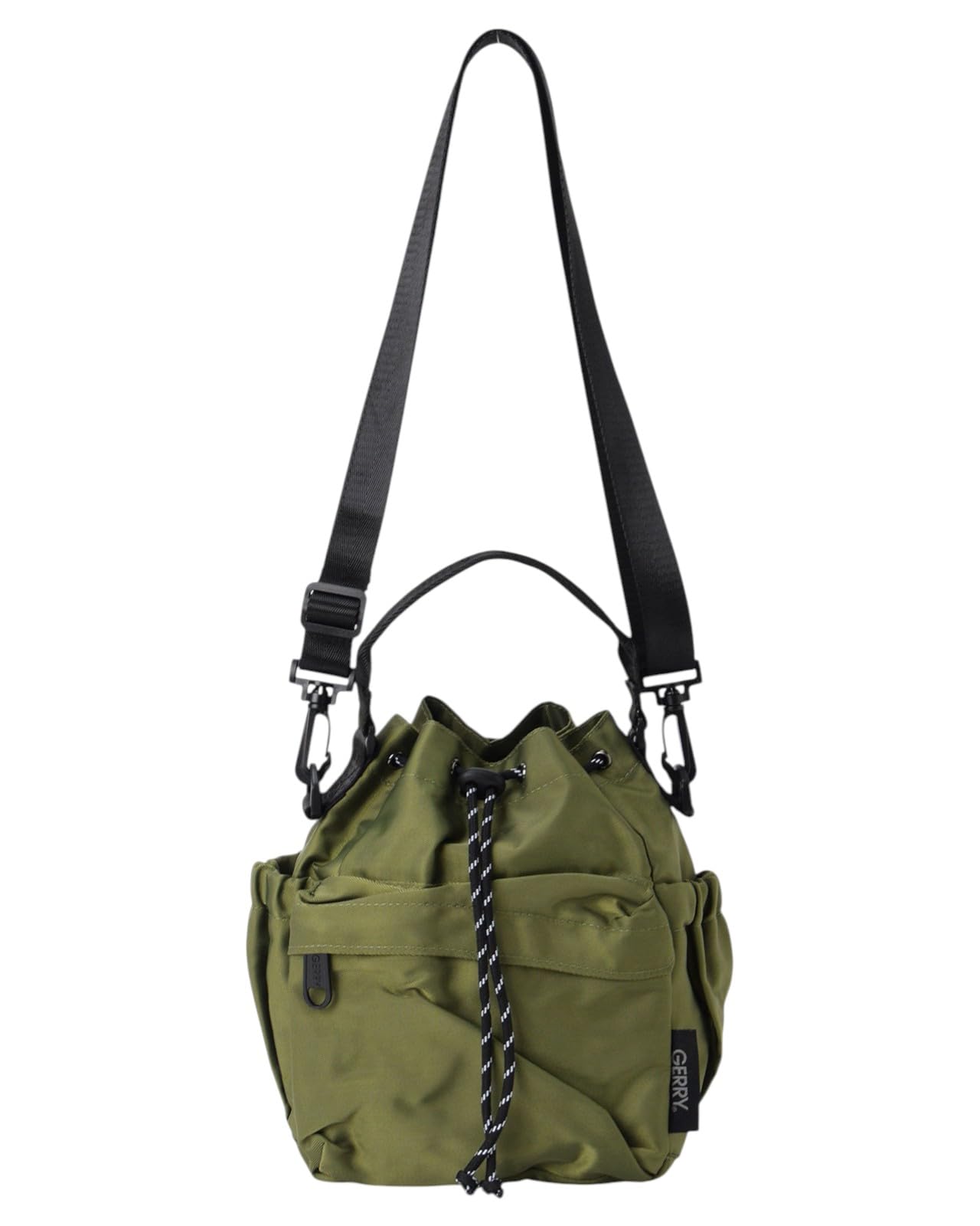 

drawstring bag also be used as a shoulder R1762 71 FR [Jerry] 2-way (can bag) / / D.GREEN