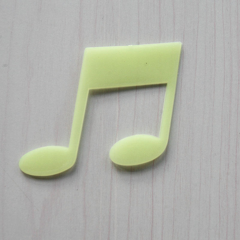 Note Musicali Stelle Fluorescenti Adesivi Camera da Letto per Bambini Stanza Casa Decorazione Murale
