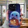 Phone Case: 2D Flat Design Suitable for iPhone 18 17 16 15 14 13 Pro Film Protective Case, Couple Style, Cute Little Ghost, Christmas and Halloween Gi