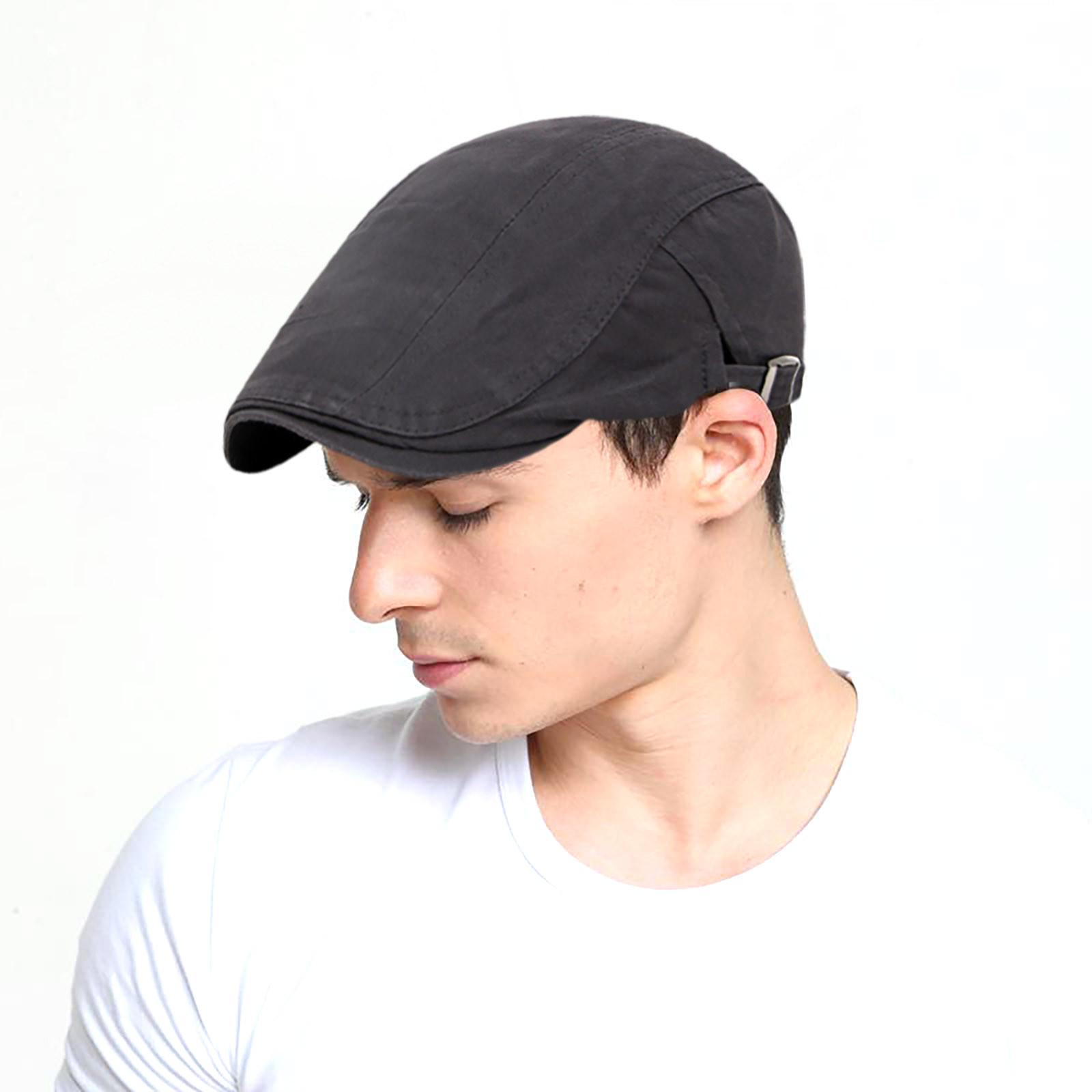 Men s Casual Cap Golf Driving Flat Beret Driver Hats Outdoor Beret Hunting Cap One Size