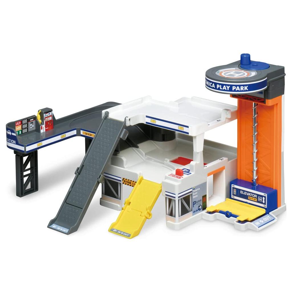 TAKARA TOMY Tomica Spread and Play! Tidy-up Play Park Mini Car Toy for Ages 3 and Up