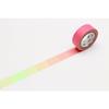 Neon Pink and Green Gradient Masking Tape - 1.5 Cm X 7 M