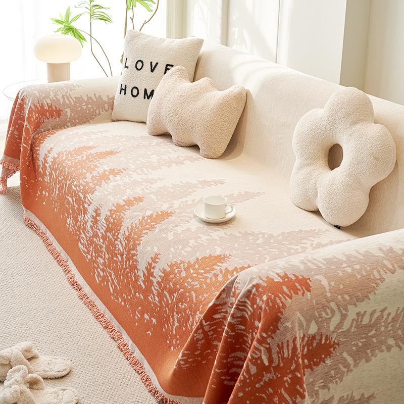 Chenille Sofa Cloth Towel Four Seasons Universal Sofa Cover Cover New Anti-slip Cat Scratch Sofa Cushion.