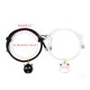 Halloween Couple Bracelet Mutual Attraction Magnet Matching Bracelets Rope Braided Bracelet for His Her Couples Jewelry