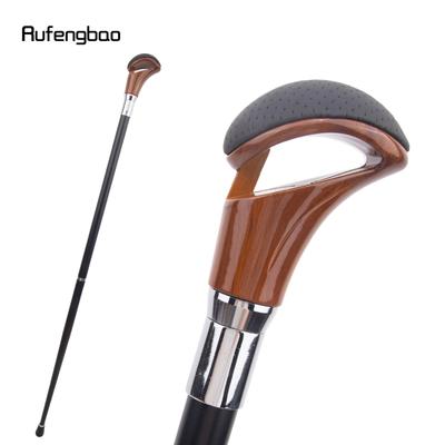 Rot Schwarz Leder Silber Gehstock Mode Dekorativer Gehstock Gentleman Eleganter Cosplay Gehstock Crosier 94cm