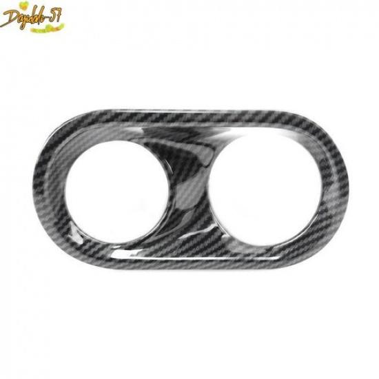 ABS Carbon Fiber Headlight Switch Button Cover For Porsche MACAN 2014- New