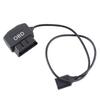 48cm 18.9in OBD Power Adapter Cable with Switch Button ACC Mode Low Voltage Protection for Dash Camera Phone Charging